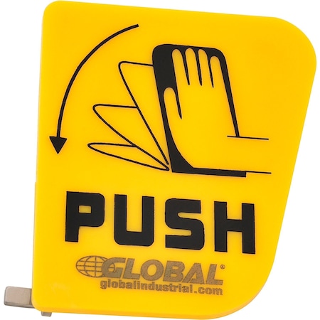 Global Industrial Emergency Eyewash Plastic Push Handle, Replacement 708RP544